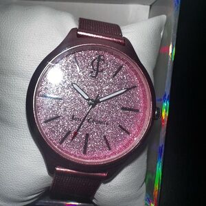 Juicy Couture pink sparkle watch